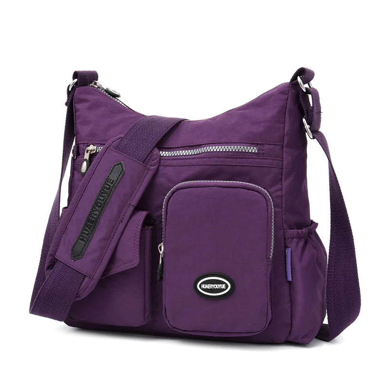 Women's Nylon CrossBody Bag Large Capacity Travel Handbag