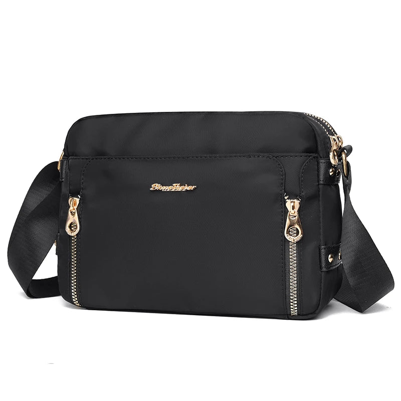 Women's Nylon CrossBody Bag Girl Purse Phone Wallet Daily Messenger Bag