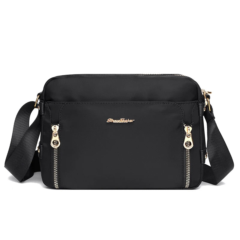 Women's Nylon CrossBody Bag Girl Purse Phone Wallet Daily Messenger Bag