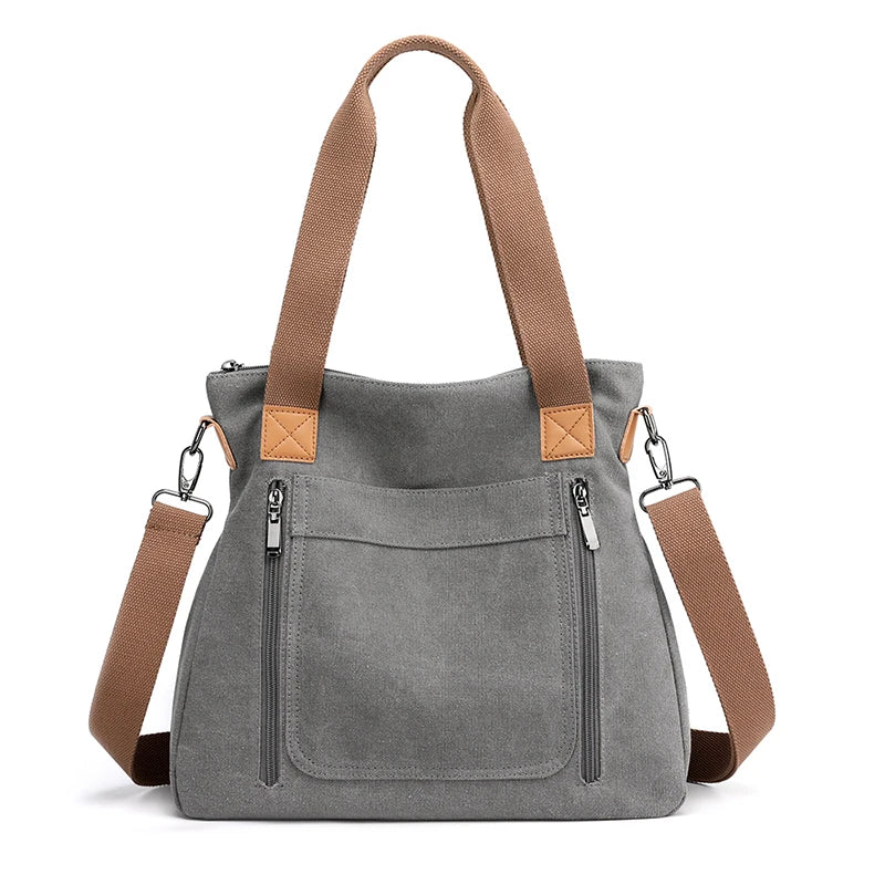 Women's Crossbody Bag Canvas Top-Handle Totes Bolsa