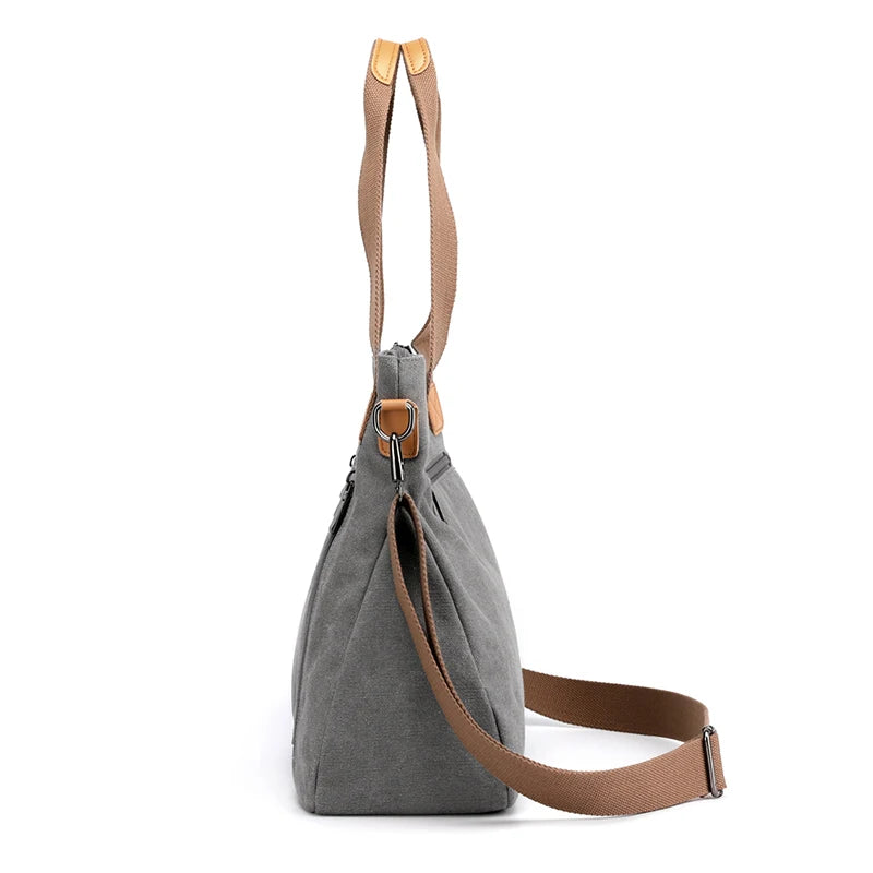 Women's Crossbody Bag Canvas Top-Handle Totes Bolsa