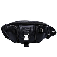 Women's Waist Pack Shoulder Bags PU Leather Ladies Chest Fanny Packs Hip Bags