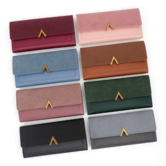 Women's Pu Long Wallet with Card Bag Handbag