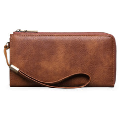 Women's Leather Zero Wallet Large Capacity Handbag