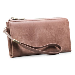 Women's Leather Zero Wallet Large Capacity Handbag