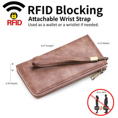 Women's Leather Zero Wallet Large Capacity Handbag