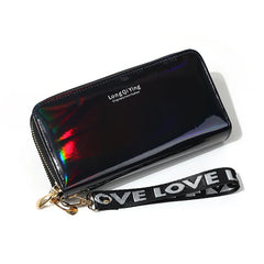 Women's Wallet Wristbands Large Capacity Shine Handbag Female Long Section