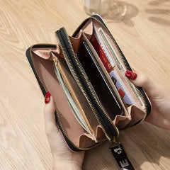 Women's Wallet Wristbands Large Capacity Shine Handbag Female Long Section