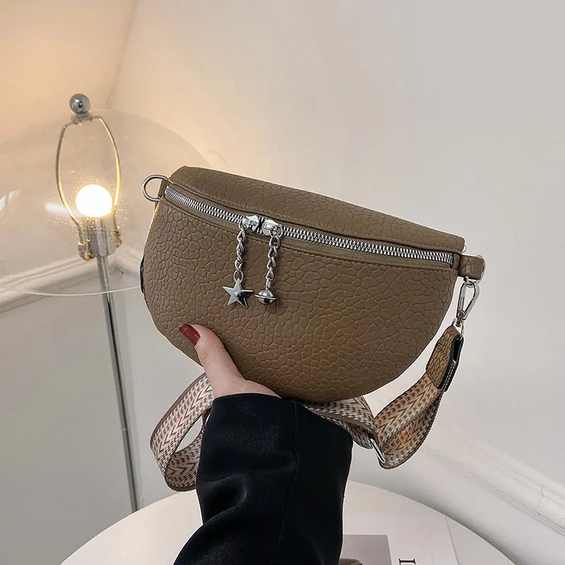 Women's Fashionable Waist Bag One-Shoulder Cross-Body Chest Bag