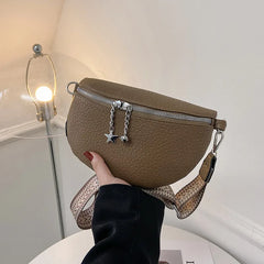 Women's Fashionable Waist Bag One-Shoulder Cross-Body Chest Bag
