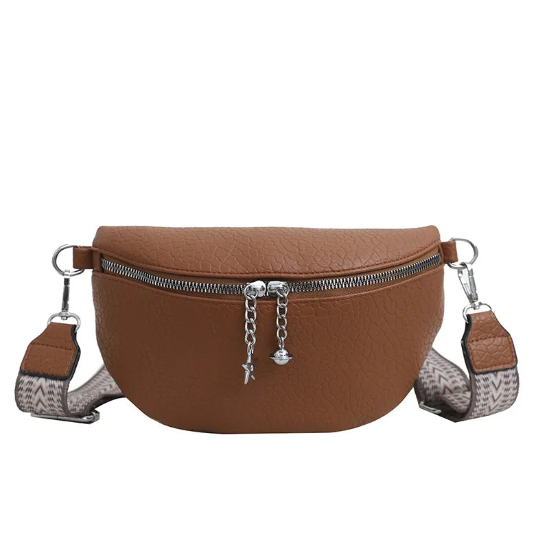 Women's Fashionable Waist Bag One-Shoulder Cross-Body Chest Bag