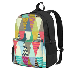 York Beauty Triangles Backpacks Men's Backpacks Bags For Women Zipper
