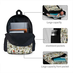 Zealand Biology 2 Backpacks Men's and Women's School Backpack