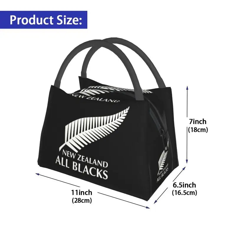 Zealand Insulated Lunch Bag Maori Women Reusable Outdoor Camping Food Box