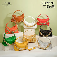 Vintage Shoulder Bag PU Leather Large-Capacity Handbag