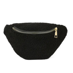 Autumn Leopard-Print Bra with Waistcoat and Fur Bag