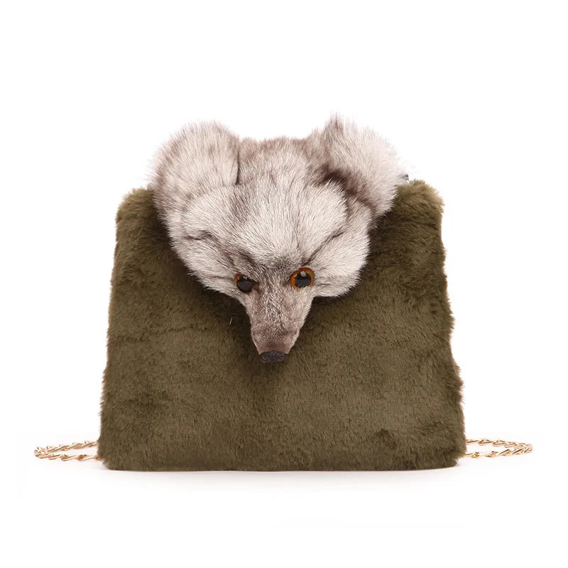 Autumn Plush Fox Wallet