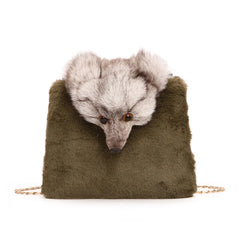 Autumn Plush Fox Wallet