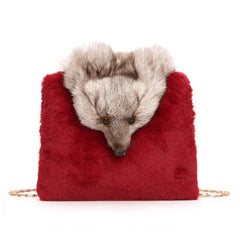 Autumn Plush Fox Wallet