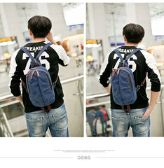Canvas Backpack Multi-function Shoulder Backpack