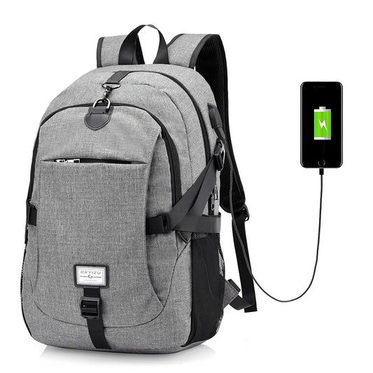 USB Laptop Backpack Charging Anti-Theft Daypacks Mochila