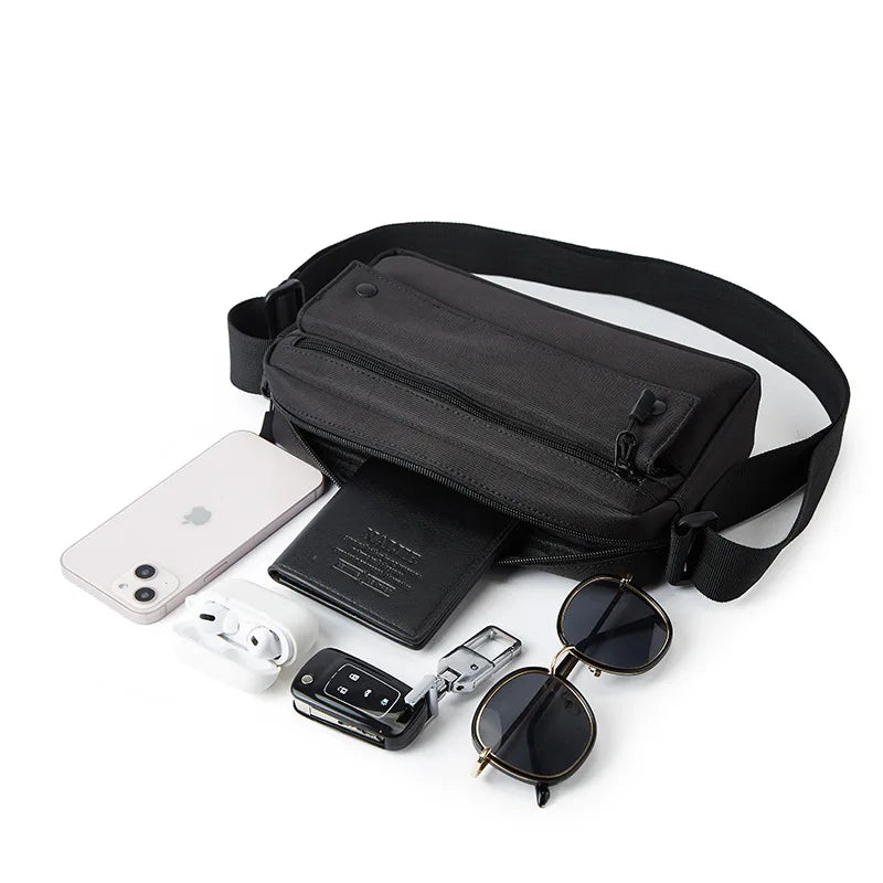 Men's Chest Bag Outdoor Messenger Bag Small Square Bag