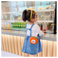 Kids Mini Messenger Bag Cute Fruit Design Girls Shoulder Bag