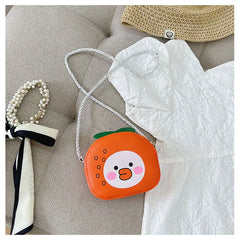 Kids Mini Messenger Bag Cute Fruit Design Girls Shoulder Bag