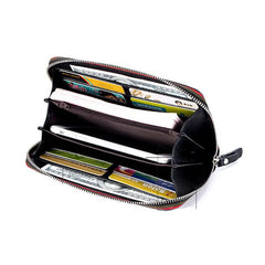 Women Wallet Cow Leather Purse Casual Clutch Money Clips Various Colors