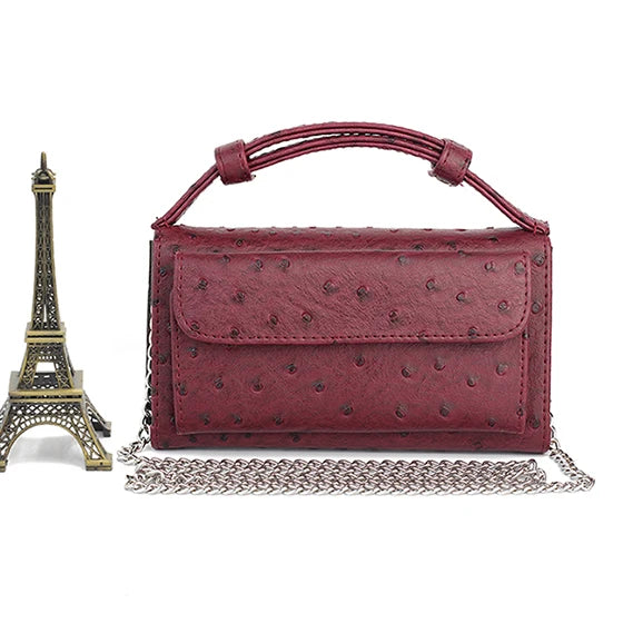 Small Chain Crossbody Bag for Women, Shoulder Tote Handbag