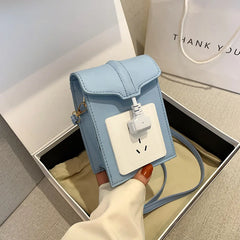 Retro Socket Small Square Bag Women's Crossbody Bag
