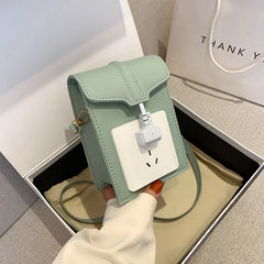 Retro Socket Small Square Bag Women's Crossbody Bag