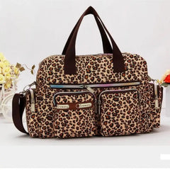 Flower Canvas Bag Handbag Large Capacity Shoulder Bag Messenger Bag