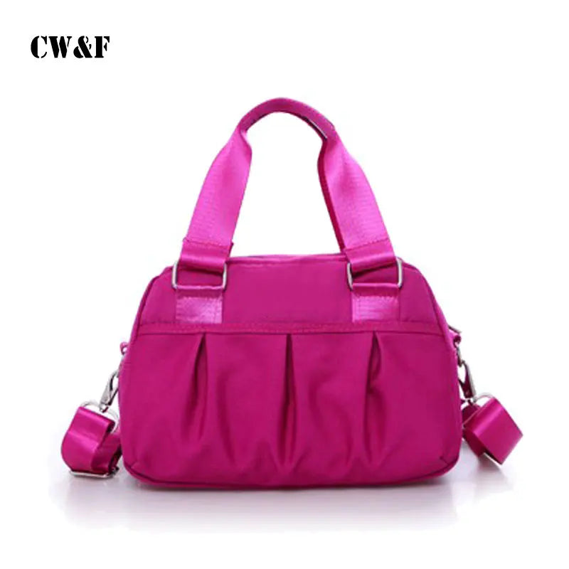 Nylon Oxford Shoulder Bag Small Casual Handbag