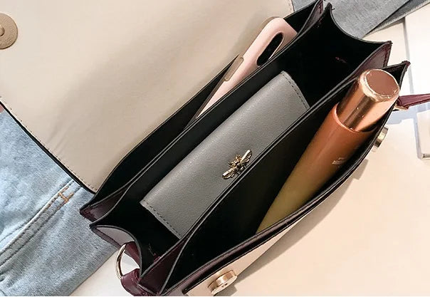 Women's Small Square Bag CZ168 Autumn Winter Shoulder Slung Travel Bag