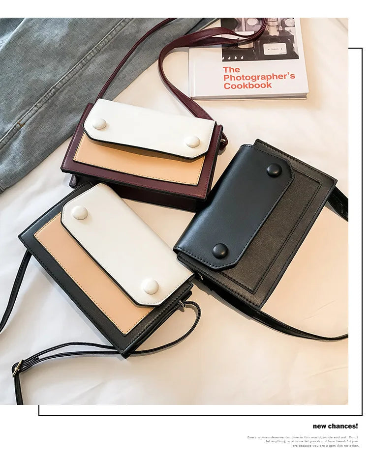Women's Small Square Bag CZ168 Autumn Winter Shoulder Slung Travel Bag