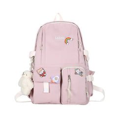 Large-Capacity Waterproof School Bag Backpack for Women