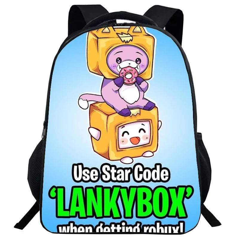 Kids Cartoon Schoolbag Girls Boys 16 Inch Primary Children Backpacks