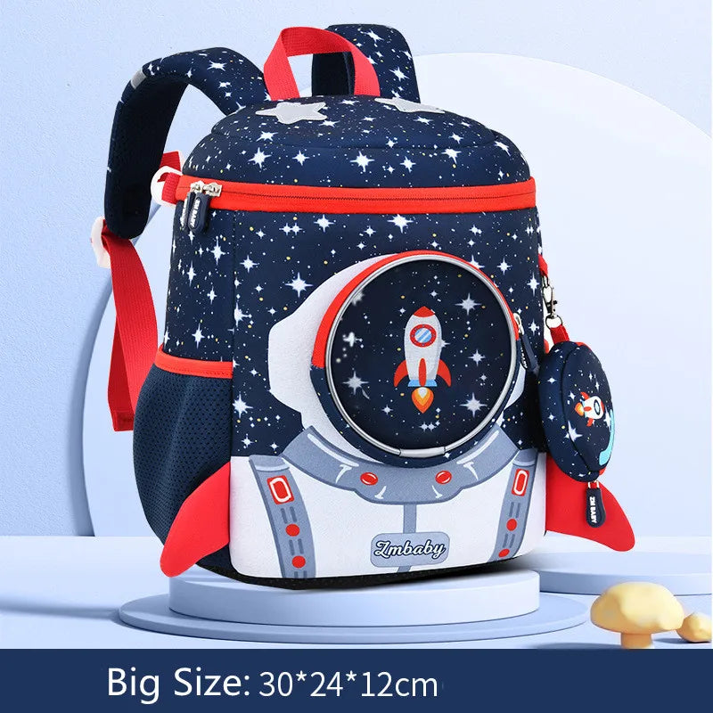 Kindergarten Cartoon Schoolbag for Boys and Girls