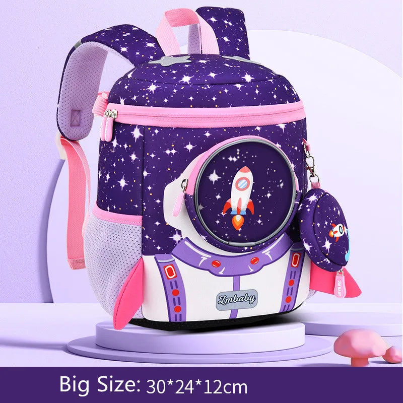 Kindergarten Cartoon Schoolbag for Boys and Girls