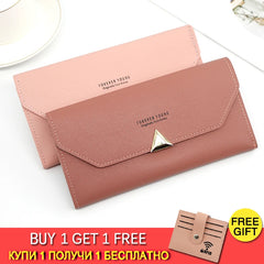 Ladies Long Student Purse Multi-Function Handbag