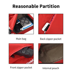 Lattice Lightweight Drawstring Backpack Waterproof Schoolbag Customization