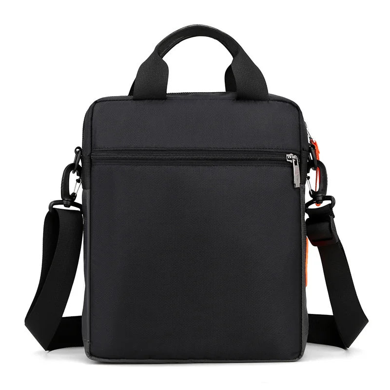 Men's One Shoulder Messenger Bag Canvas Waterproof Briefcase