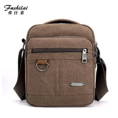 Men's Canvas Messenger Bag Literary Handbag