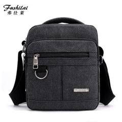 Men's Canvas Messenger Bag Literary Handbag