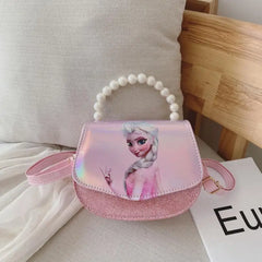 Mini Elsa Handbag Tote Girls Purse Shoulder Cartoon Messenger Bag