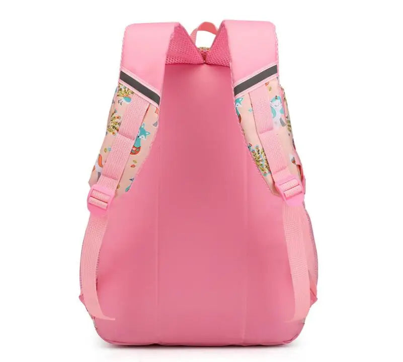 Waterproof Orthopaedics Schoolbags for Teenagers Girls Kids Backpack