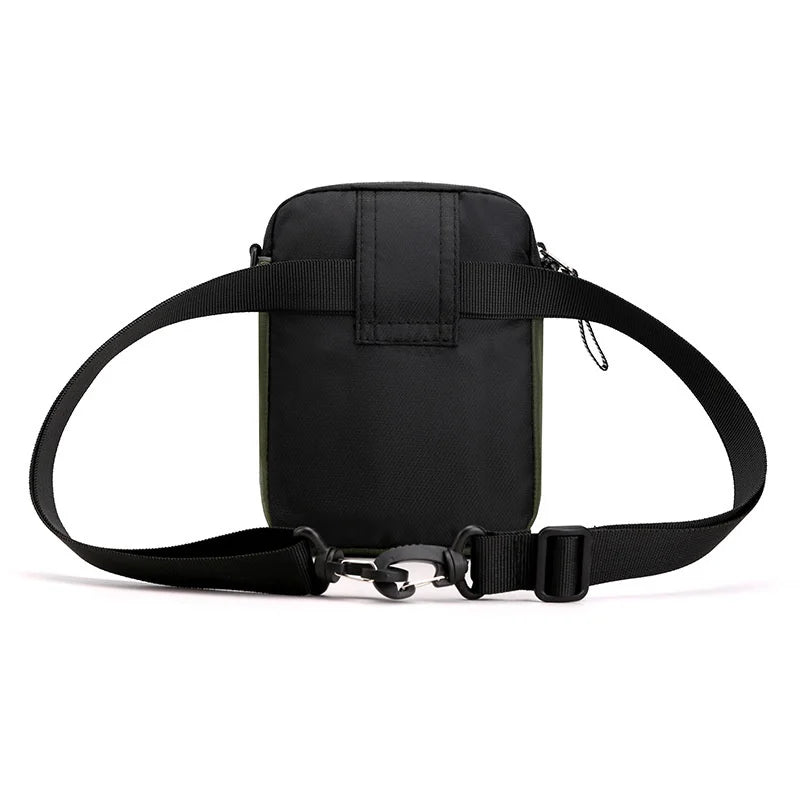 Reflective Outdoor Sports Messenger Bag Close Fitting Unisex Small Bag