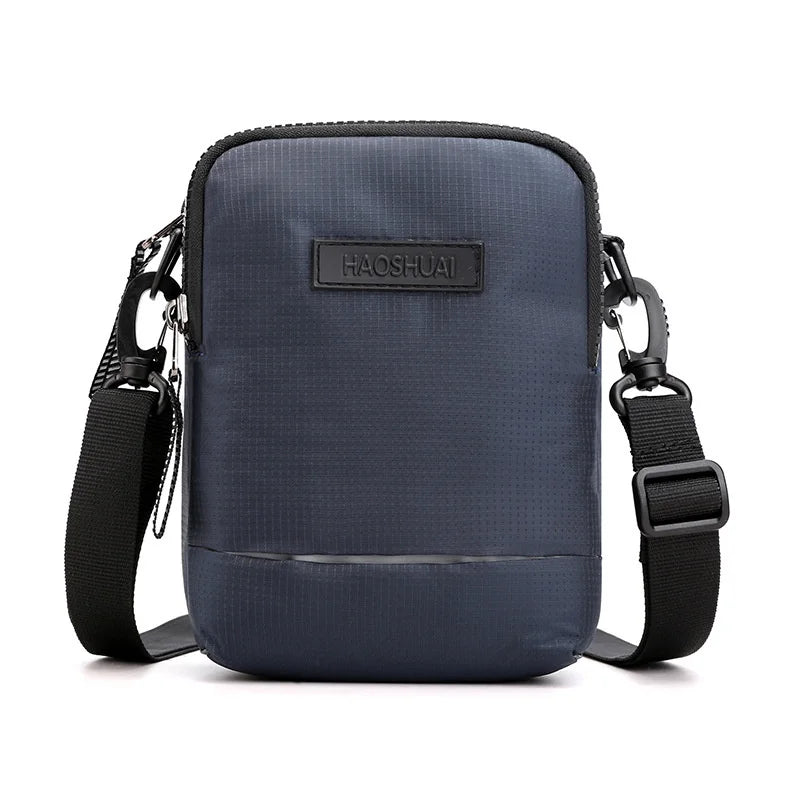 Reflective Outdoor Sports Messenger Bag Close Fitting Unisex Small Bag