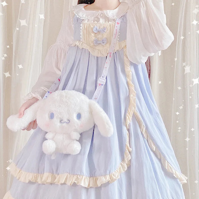 Plush Goose Women Shoulder Bag Girl Doll Crossbody Bag